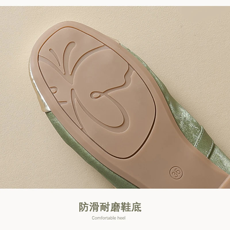 Womens Round Toe Flat Shoes - Casual Fashion Spring/Autumn Office Work Pumps Slip-On Comfort Ladies Flats Arrival 250528