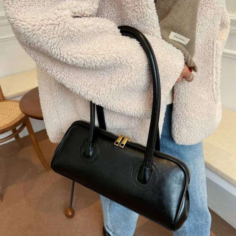 Retro Pu Zipper Ladies Shoulder Trend 2025 Light Hot Sale Bags For Women New Ed Pillow Shape Fashion Handbag