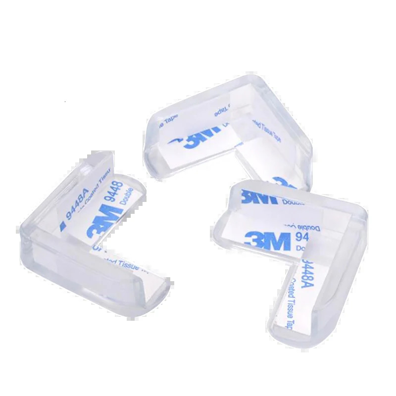 50/100Pcs Child Baby Safety Transparent Silicone Protector Table Corner Protection Cover Child Anticollision Edge Corner Guard 250530