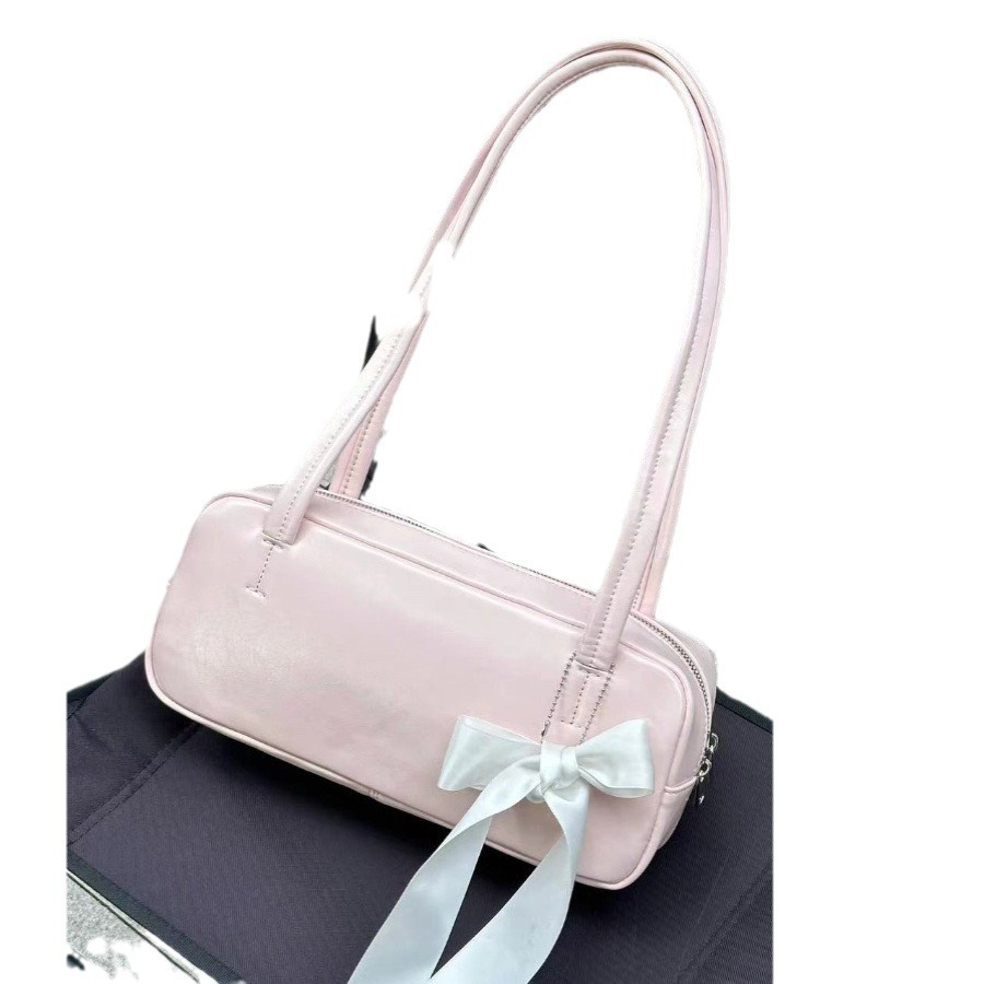 designer 2025 New High-End Fashion Trend Underarm Baguette Bag Same Style Niche Korean Design Fashion Pillow Bag