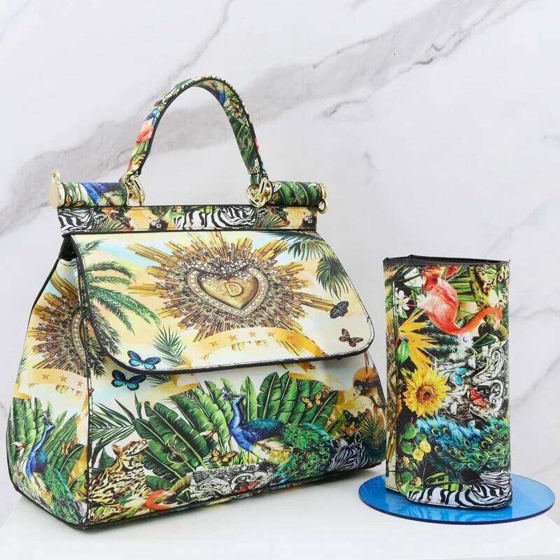 Designer bag 52 Leather Purse Suit Printing Shoulder Totes Ladies Bolsa Classic Crossbody Bags For Women Frame Purses And Handbag