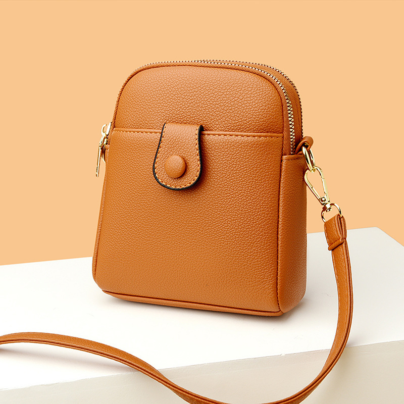 Top Brand High Quality New Style Phone Bag New Women's Bag Simple Versatile Shoulder Crossbody Bag Soft Leather Coin Purse Women's Bag New F