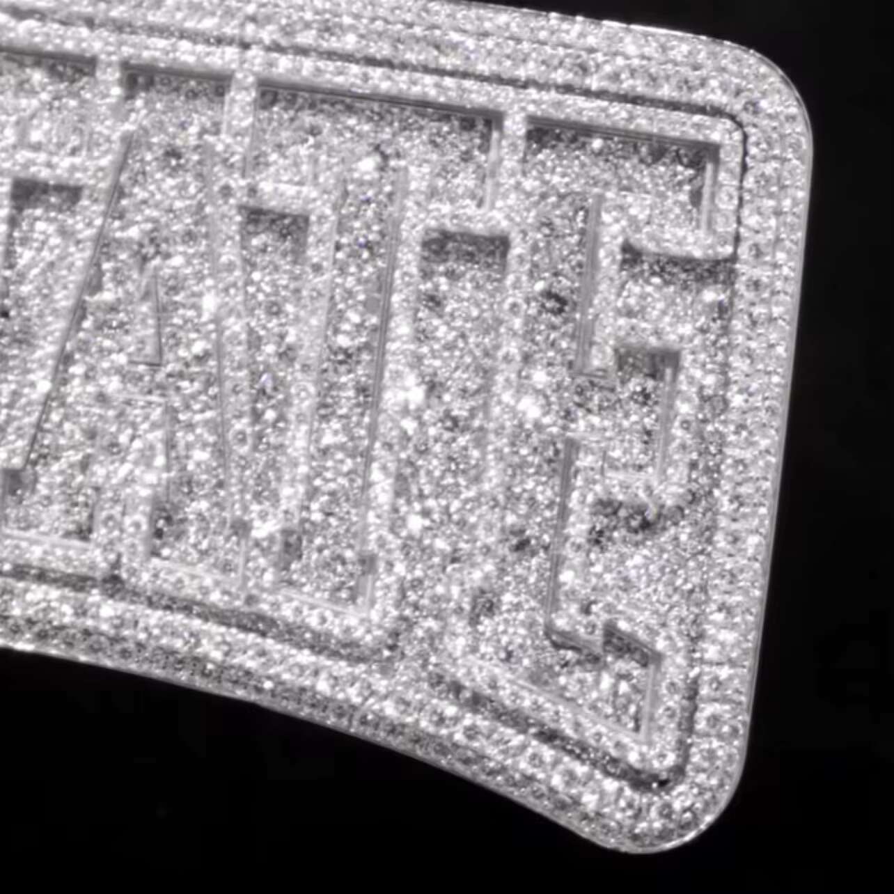 925 Sterling Silver Men Jewelry Necklace Custom Made Iced Out VVS Moissanite Name Horizontal Pendant With Flag Bail