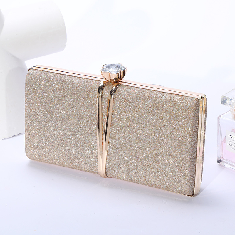 Top Brand High Quality New Style Source and Women's Fashion Clutch Sequin Elegant Dress Evening Bag Single Shoulder Crossbody Bag New Free Delive