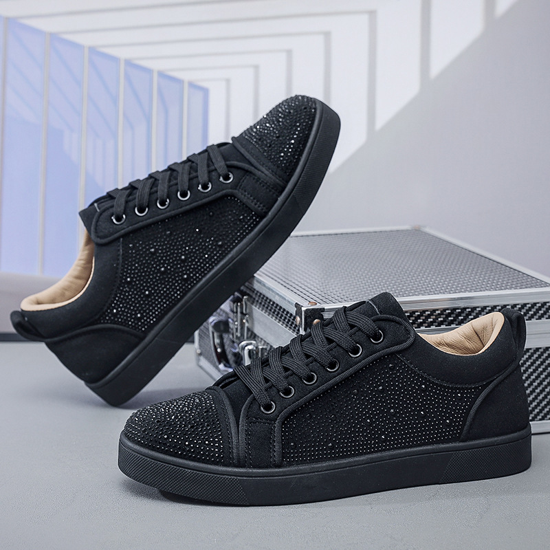 Free shipping designer shoes men casual shoes black white durable breathable comfortable outdoor sport shoes new 2025