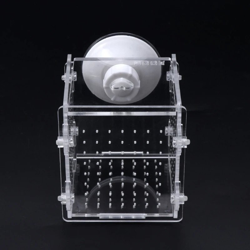 Fish Separation Breeder Box Acrylic Transparent Fish for Tank Breeding Isolation Boxes Aquarium Mini Hatchery Incubator 250530