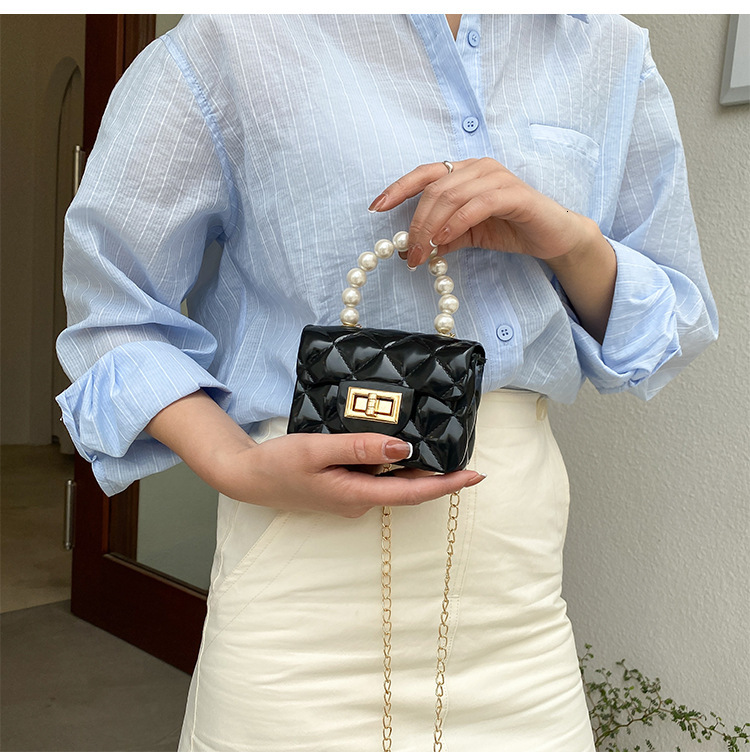 Mini Pearl Handbag For Women Trending New Fashion Free Shipping Stylish Shopping Bag Shoulder And Designer Crossbody Bag Lipstick Storage Bag