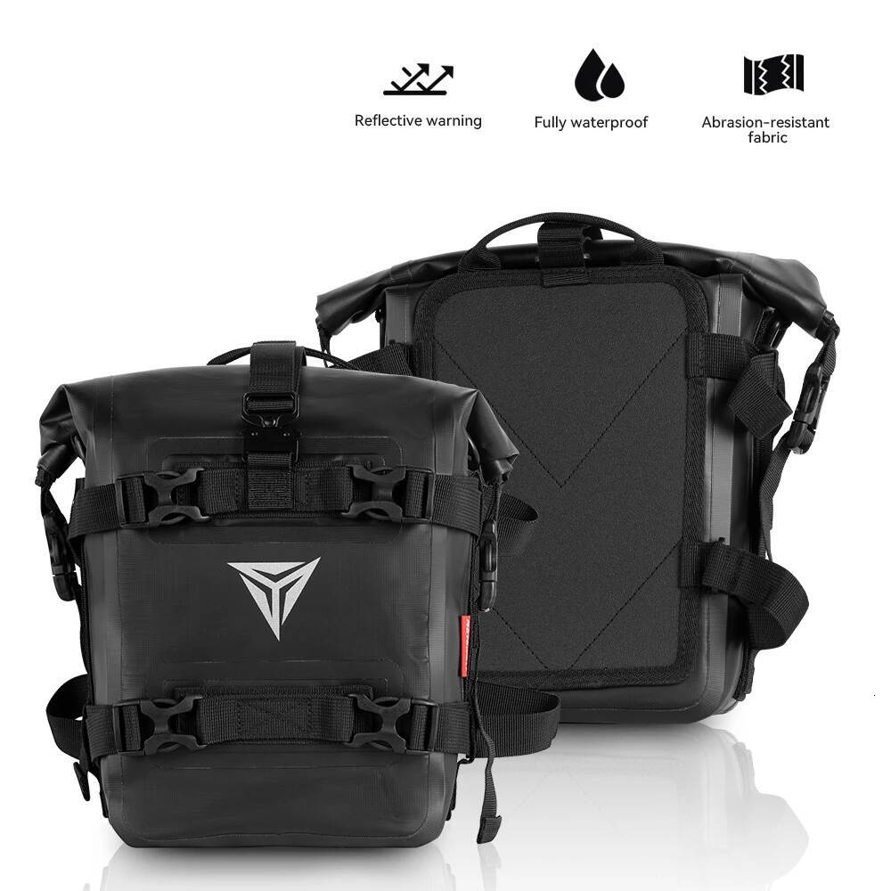 Outdoor Tank Tool Pack Side Saddle Crash Bar Motorcycle Waterproof Motor Bumper Dry Bag 8L Large Capacity