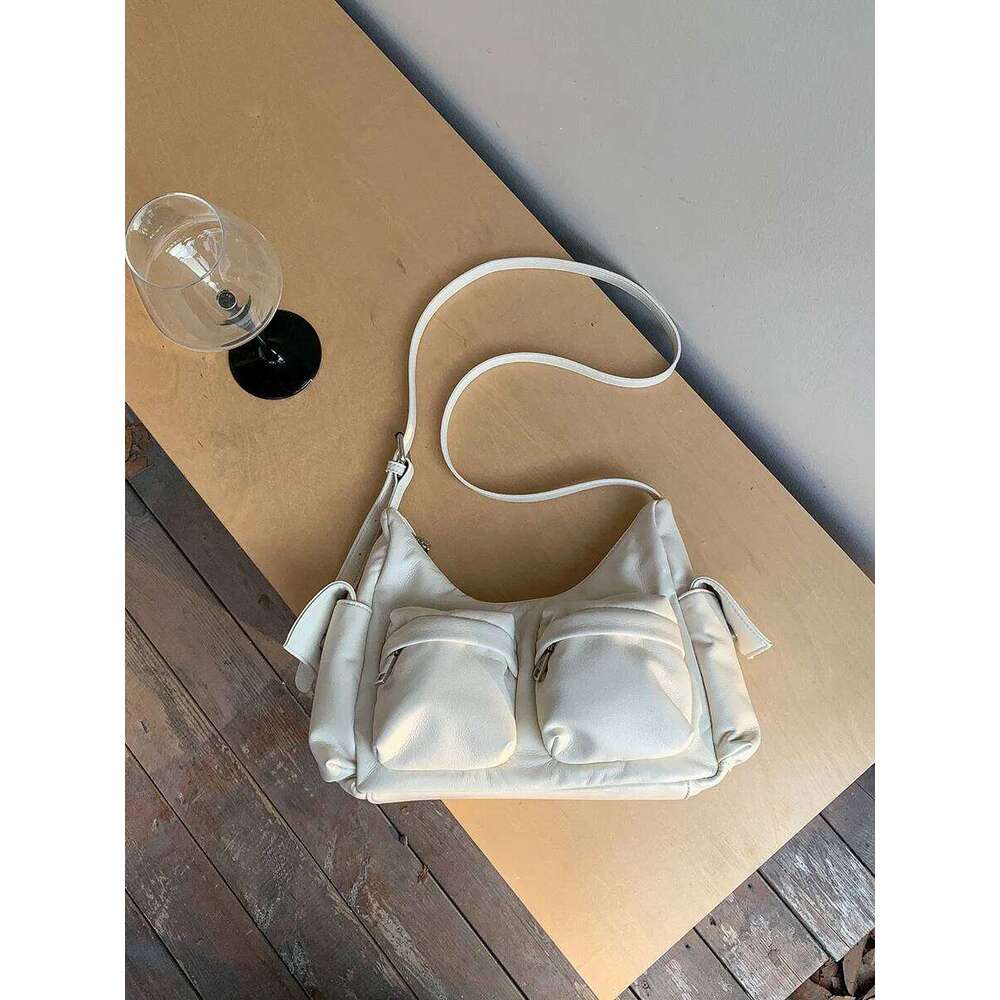 Vintage Crossbody For Women Messenger Large Capacity Soft PU Leather Multiple Pockets Female Shoulder Bag Black Bolsas