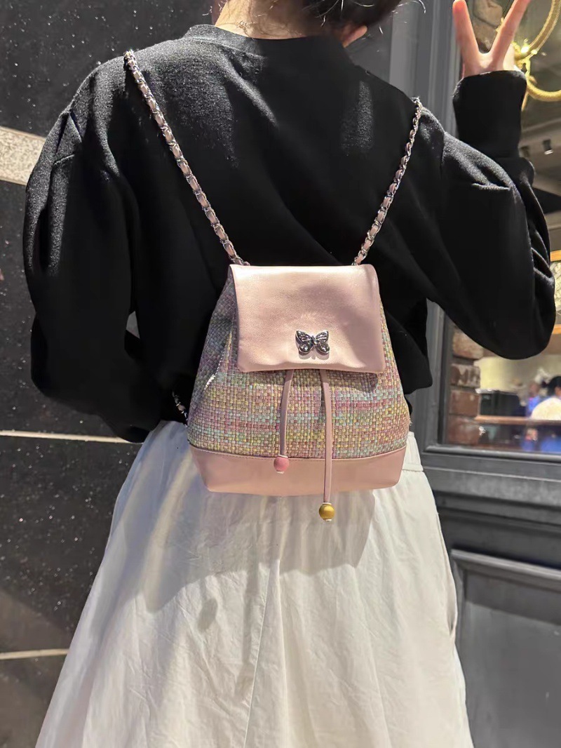 designer 2025 Large Capacity Backpack Commuter Casual Women's Autumn Office Bag Double Shoulder Bag High-end Fashion Texture