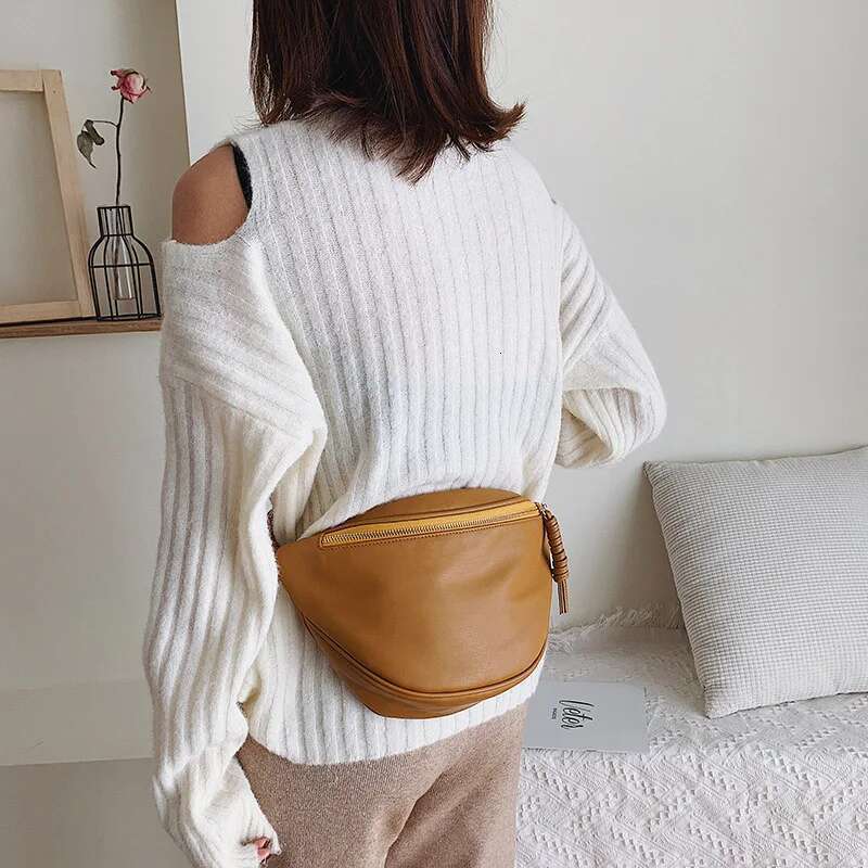 fashion Simple Chest Pack High quality Leather Fanny bag new Women Waist Bag Phone purse Designer Female Shoulder Crossbody Bags