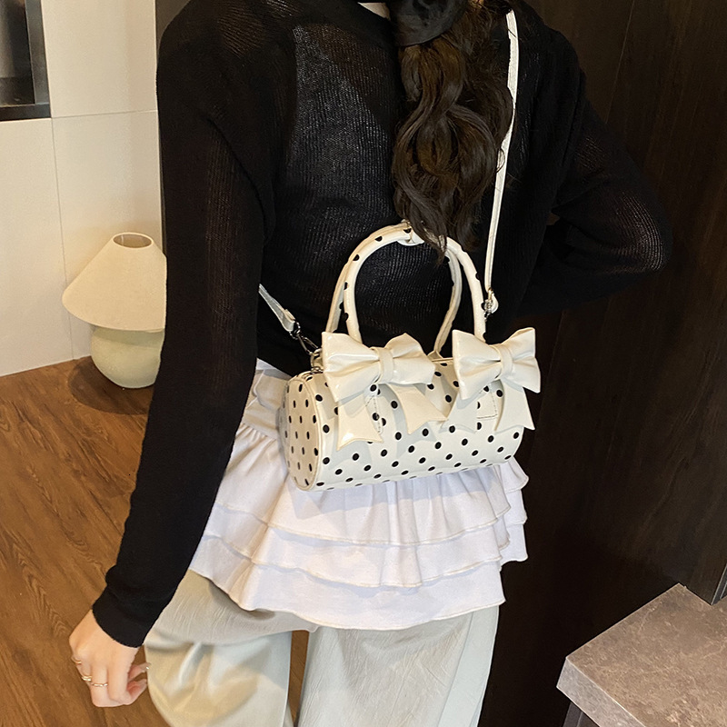 Top Brand High Quality New Style Dot Cake Women's Handbag 2025 New Textured Commuter Shoulder Bag Fashion Versatile Crossbody Bag New Free Delive