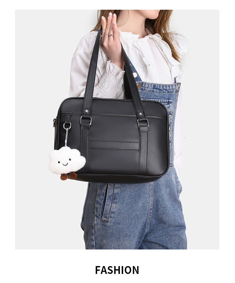 designer Cross-border Japanese Style College Wind JK Uniform Bag Anime Shoulder Bag Women's Crossbody Bag Commuter Bag Simple Handbag