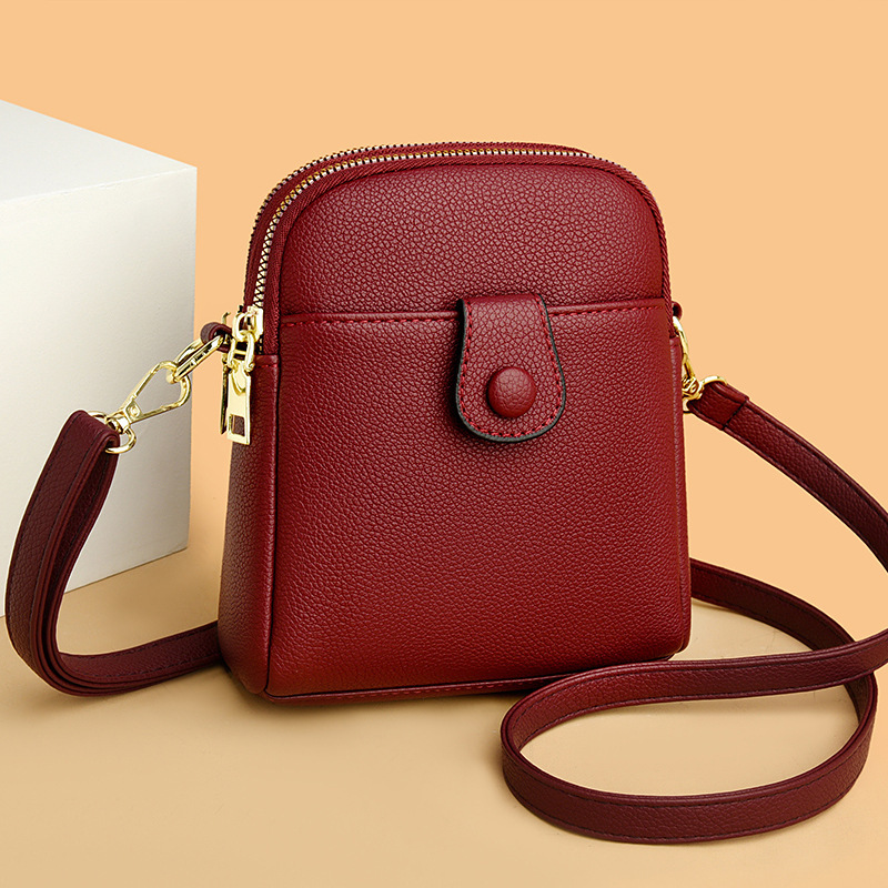Top Brand High Quality New Style Phone Bag New Women's Bag Simple Versatile Shoulder Crossbody Bag Soft Leather Coin Purse Women's Bag New F