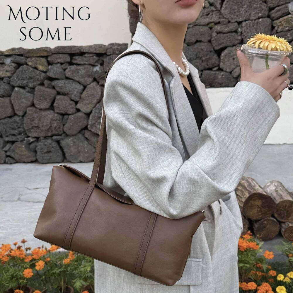 Motingsome Satchel Women Handbag And Purses Genuine Leather Cowhide Large Daily Tote Lady Shoulder Hobos Bags 2025 New