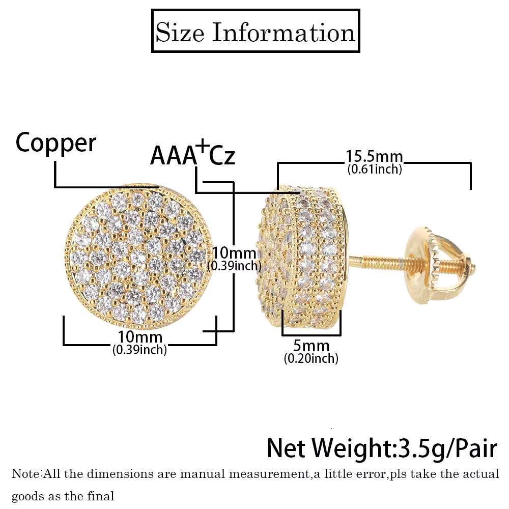 Earrings Fashion Womens Jewelry Customization 925 Silver with Moissanite 14k Gold Plated