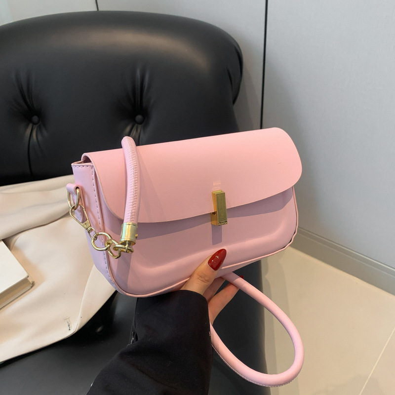 High Quality Women's Small Square Bag Versatile Designer Crossbody Bag New Niche Instagram Popular Handbag Single Shoulder Armpit Bag Free Shippi