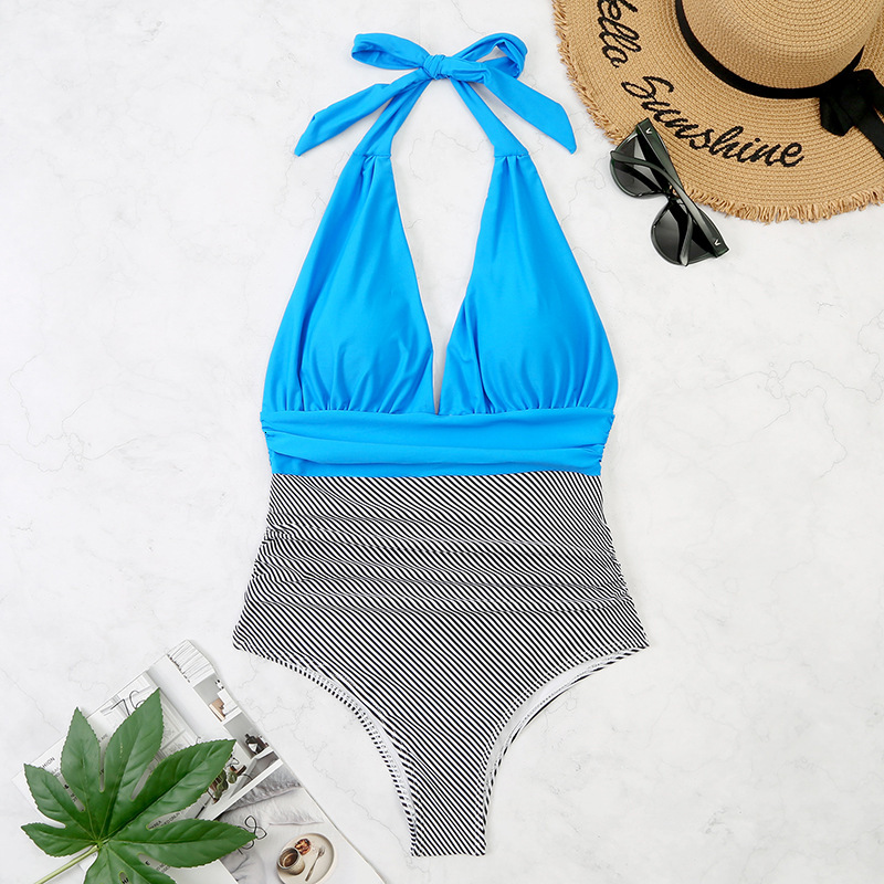 Free Shipping 2025 New Designer Shoes New Women's Jumpsuit, Backless, Sexy, Conservative, And Belly Covering Bikini Swimsuit