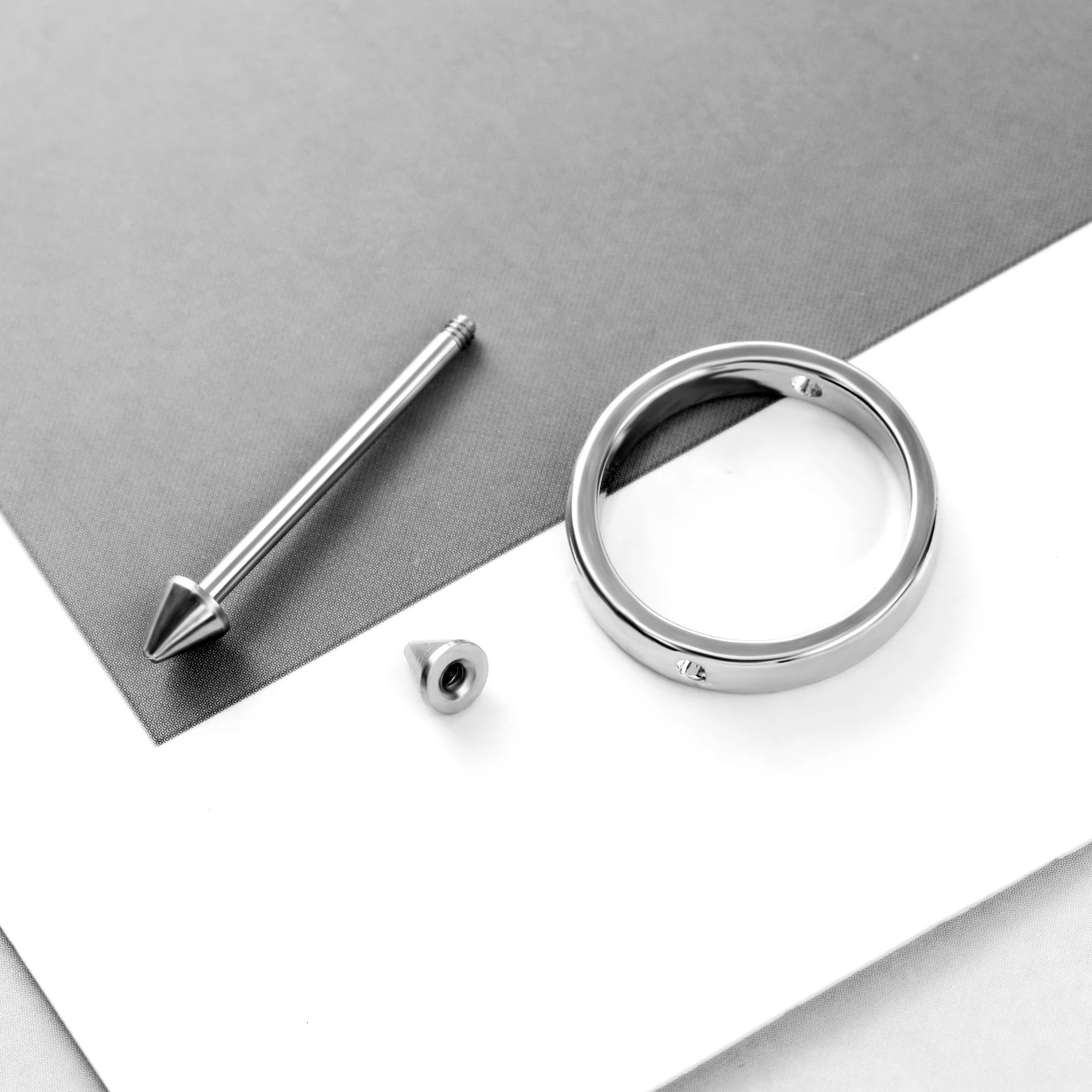 1Pair Gothic Stainless Steel Round Straight Barbells Industrial Nipple Piercing Sexy Ladies Nipple Simple Body Piercing Jewelry 250526