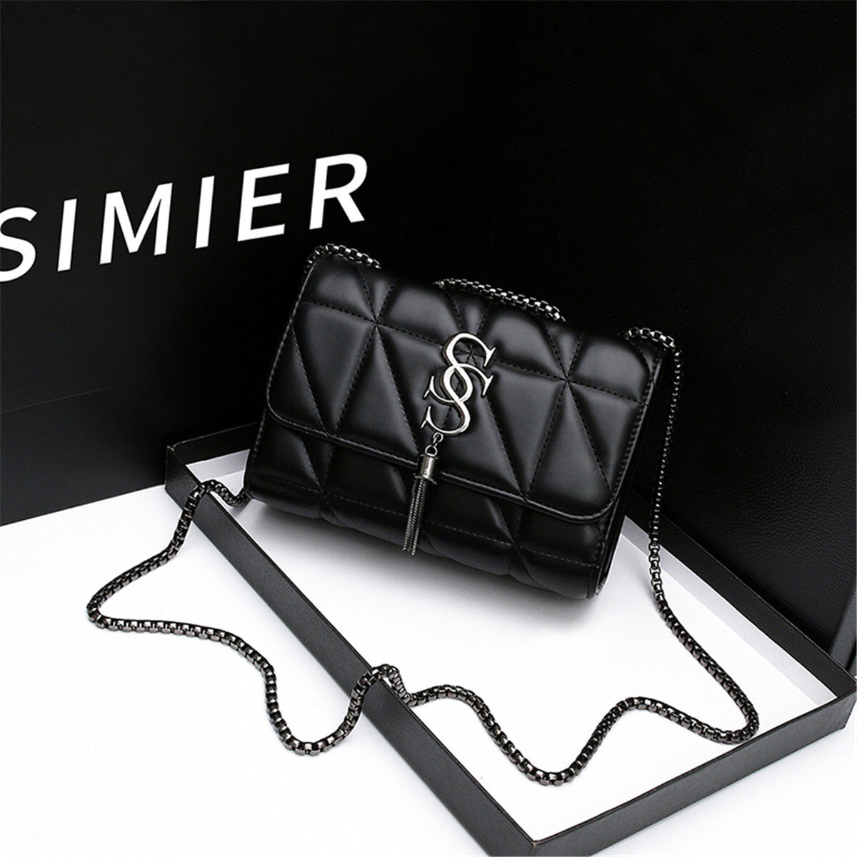 designer Women's Bag New Quilted Bag Light Luxury High-end Versatile Fashion Chain Crossbody Bag Commuter Simple Shoulder Bag for Women