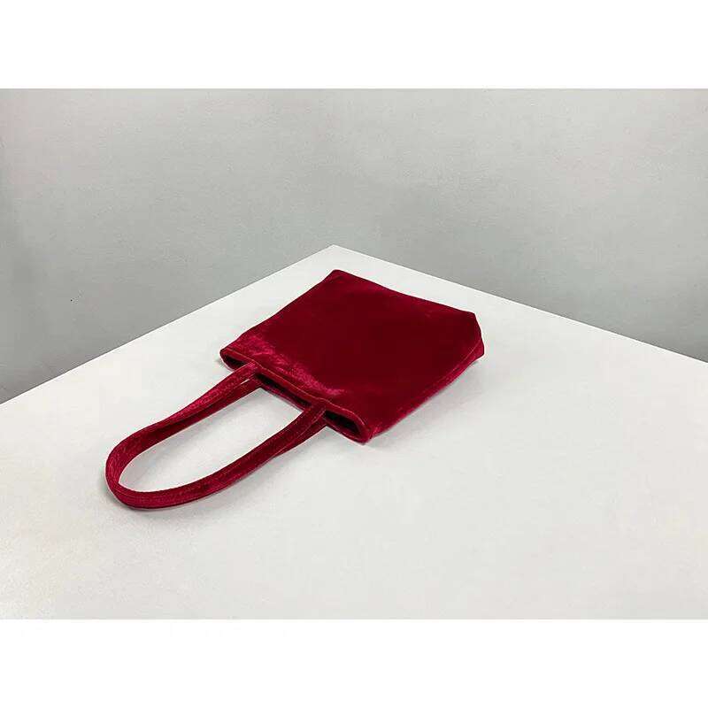 2024 New Style Silk Handheld Small Square Tote Bag