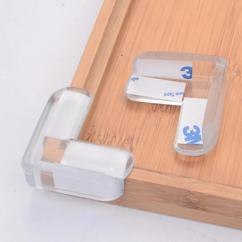 50/100Pcs Child Baby Safety Transparent Silicone Protector Table Corner Protection Cover Child Anticollision Edge Corner Guard 250530