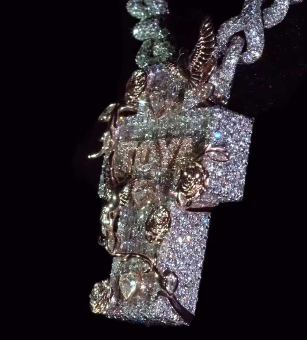 Trendy New Arrivals Custom Cross Pendant Necklace Charms Rapper 925 Sterling Silver VVS Moissanite Diamond Hip Hop Men Jewelry