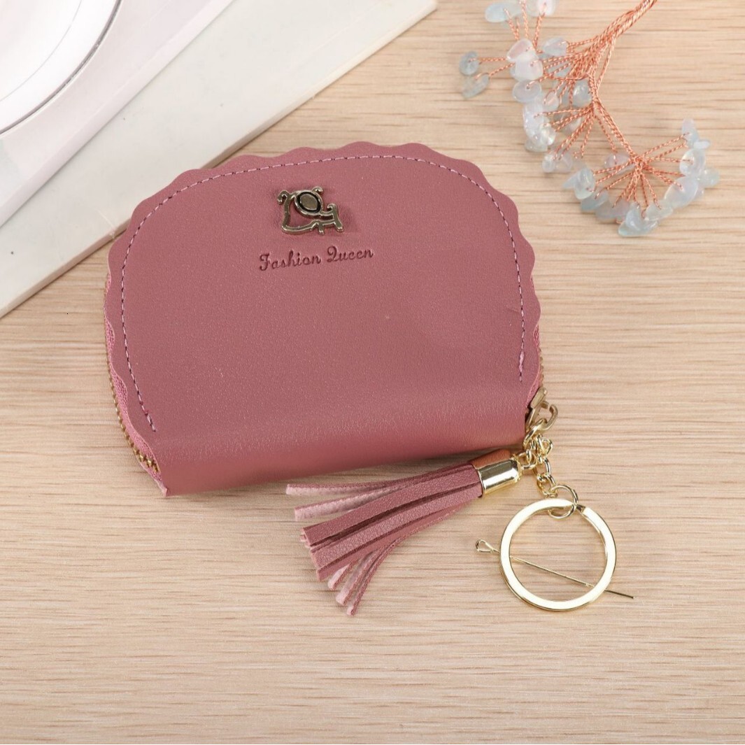 New Korean Cute Personalized Mini Multi Card Slot Fresh fashion Large Capacity Handbag Simple Coin Wallet fashion Designer Men s Key Bag