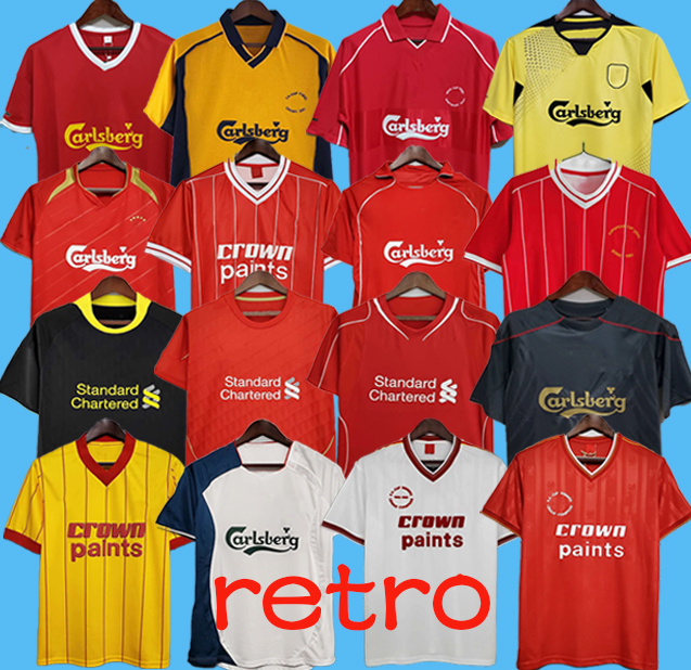 Retro LFC1980-2027 soccer jerseys 89 91 92 93 94 95 96 97 98 99 00 01 02 03 04 05 06 07 08 09 The Reds vintage football shirt TORRES GERRARD lfc home away third