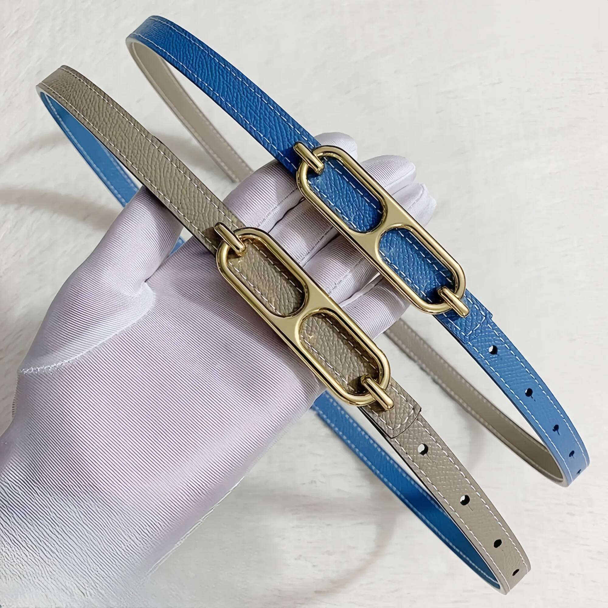 High Quality Head Layer Cowhide Ladies Width 1.3cm Designer Women Belts Dress Jeans Waistband For Girls Party Belt