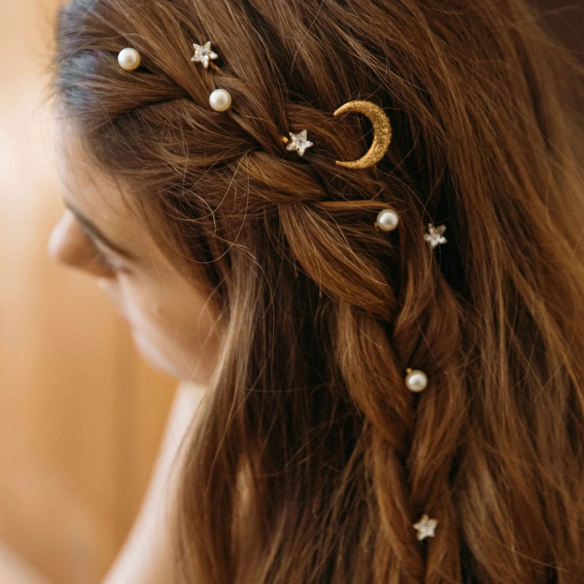 Luxury Inspired Gold Star Bobby Pin Set Versatile Minimalist Elegant Hair Clips Best Selling Chic Hair Accessories