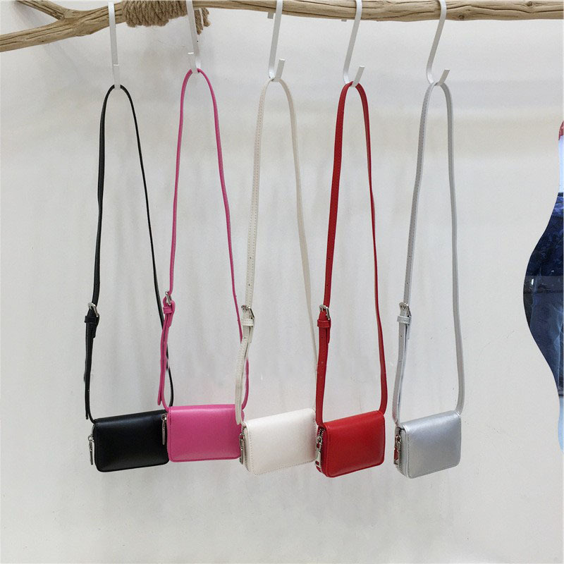 designer Cross-border Card Holder Korean Style Mini Crossbody Bag Fashion Wallet High-end Red Simple Crossbody Small Bag New Waist Bag