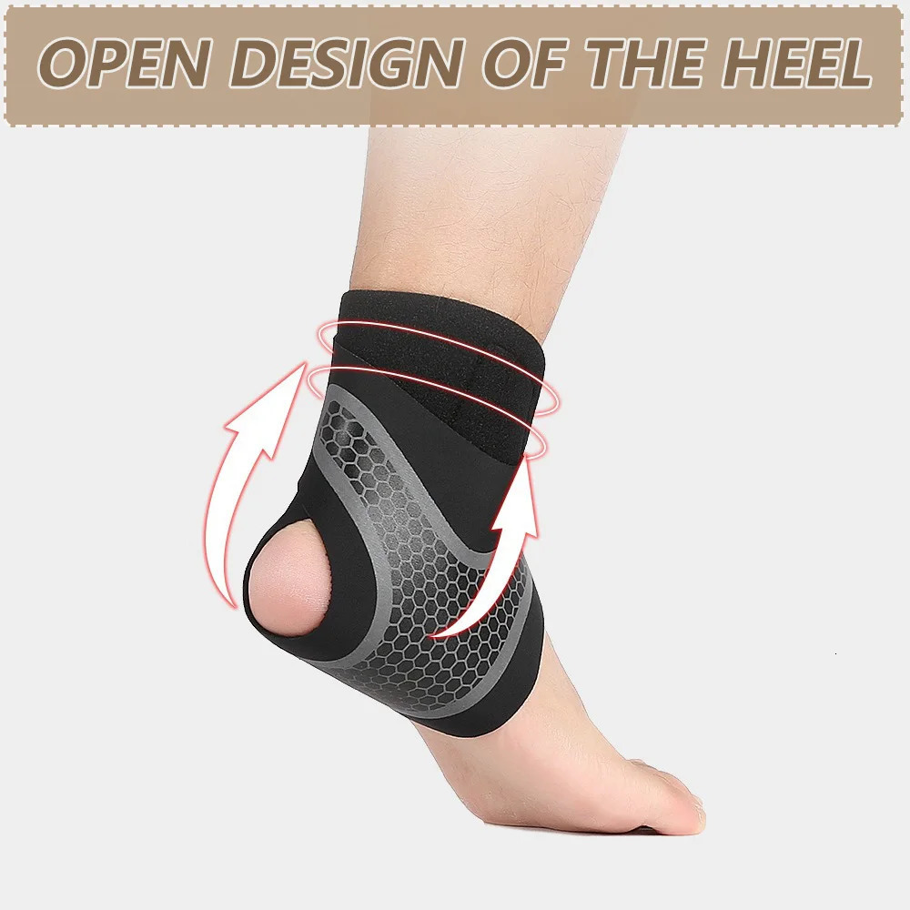 Ankle Support Brace for Men Women Breathable Compression Sleeve Outdoor Sports Hiking Running Lightweight Stabilizing 250530
