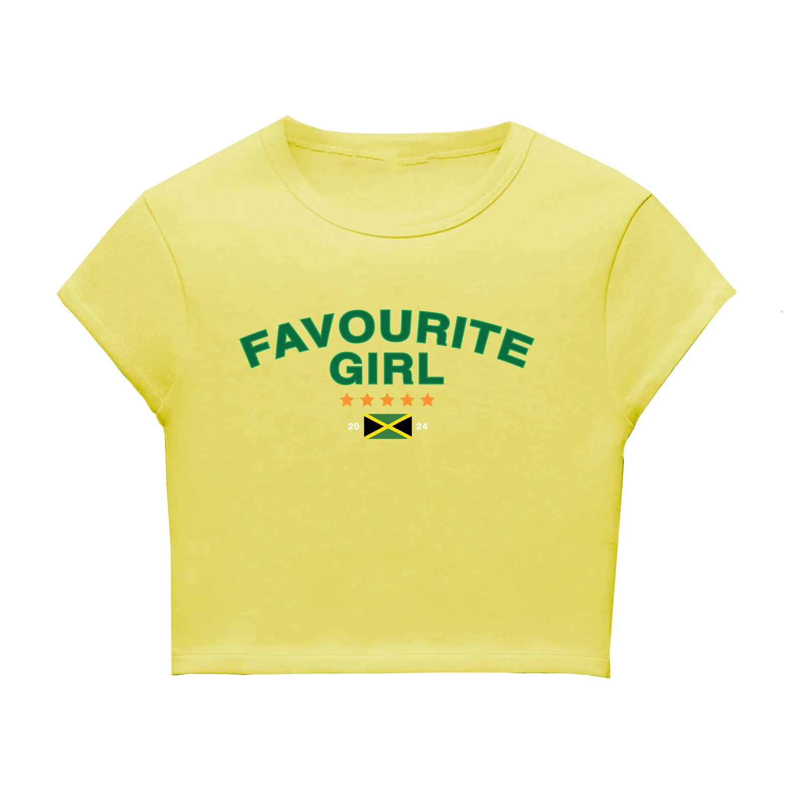 Y2k clothing Brazilian letter embroidered Gothic cut top street clothing plaid baby T-shirt retro short sleeved summer EMO 250530
