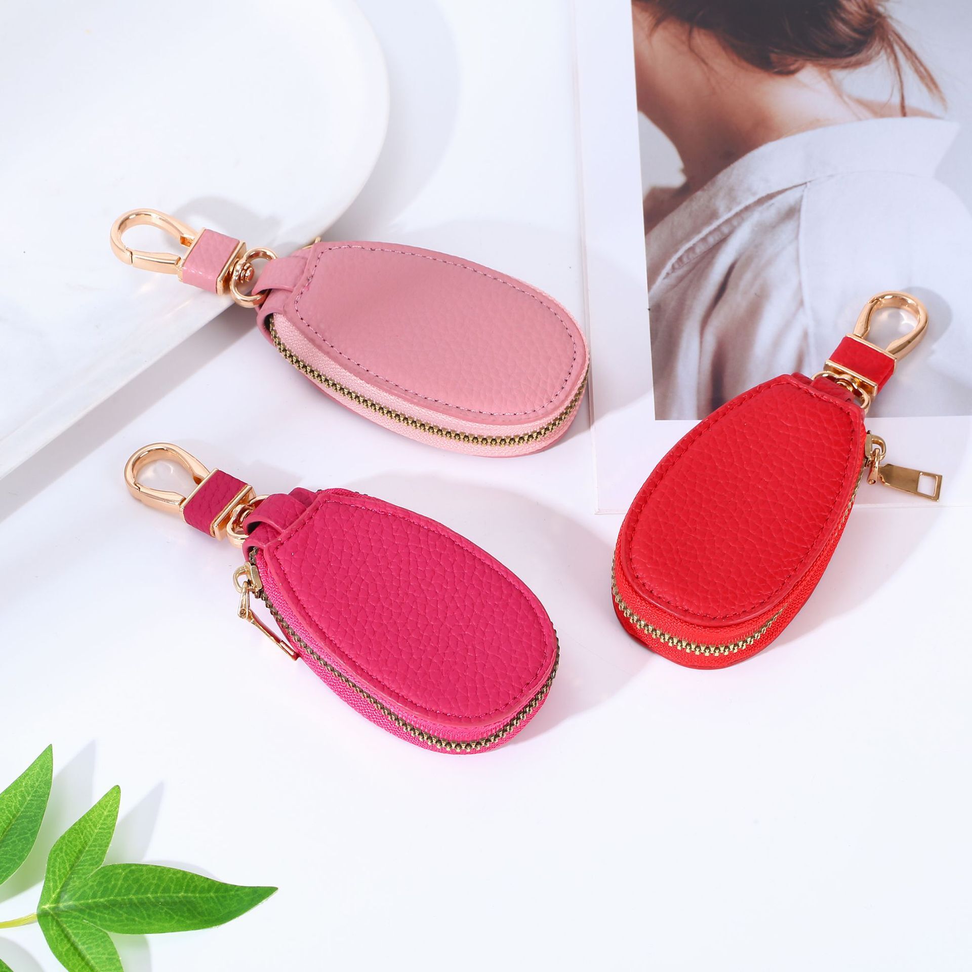 fashion Mini car key box unisex car key fashion storage creative fashionable simple pendant key bag designer men s key bag women s wallet