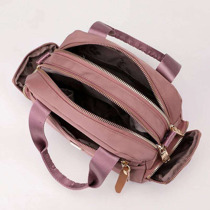 High Quality Fabric Shoulder Pretty Style Gilrs Shopping Messenger Bag Fashion Casual Double Layers Women Handbag