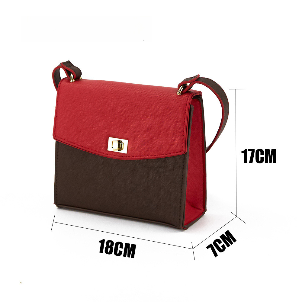 New Style Custom New Women's Bag Niche Design Ladies' Bag Personality Color-Block Crossbody Bag Versatile Trendy Shoulder Bag New Free Deliv