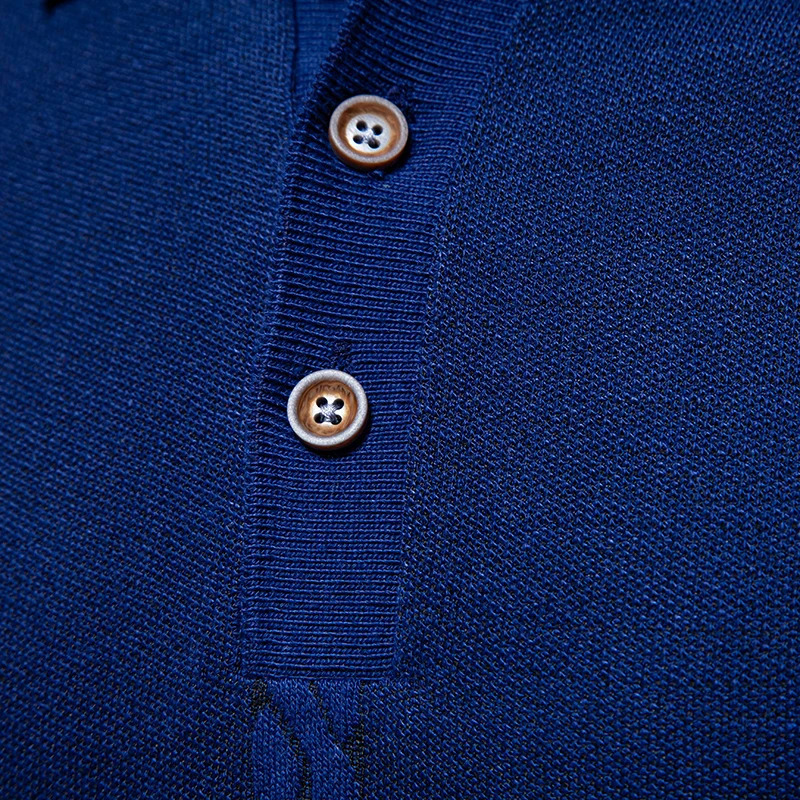 Mens Short Sleeve Polo Shirt Knit Retro Lapel T-shirt Fashion Casual Business Polo Top Clothes Solid Color Mens Jersey 250530