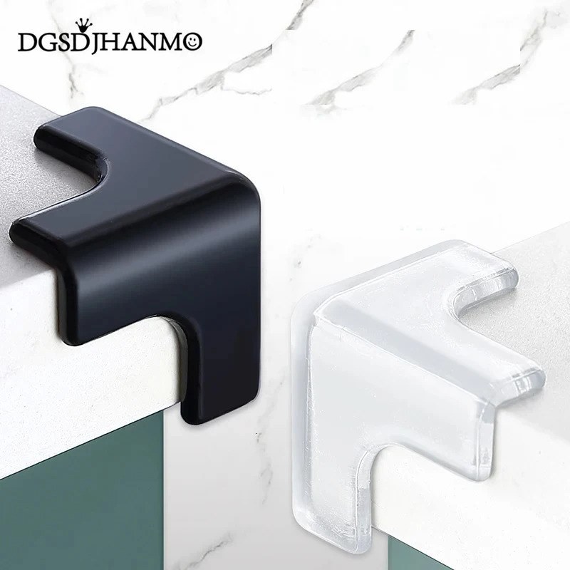 10pcs/lot Rubber Transparent L Shape Baby Safety Silicone Corner Protector Kids Soft Clear Table Desk Edge Corner Guards 250530