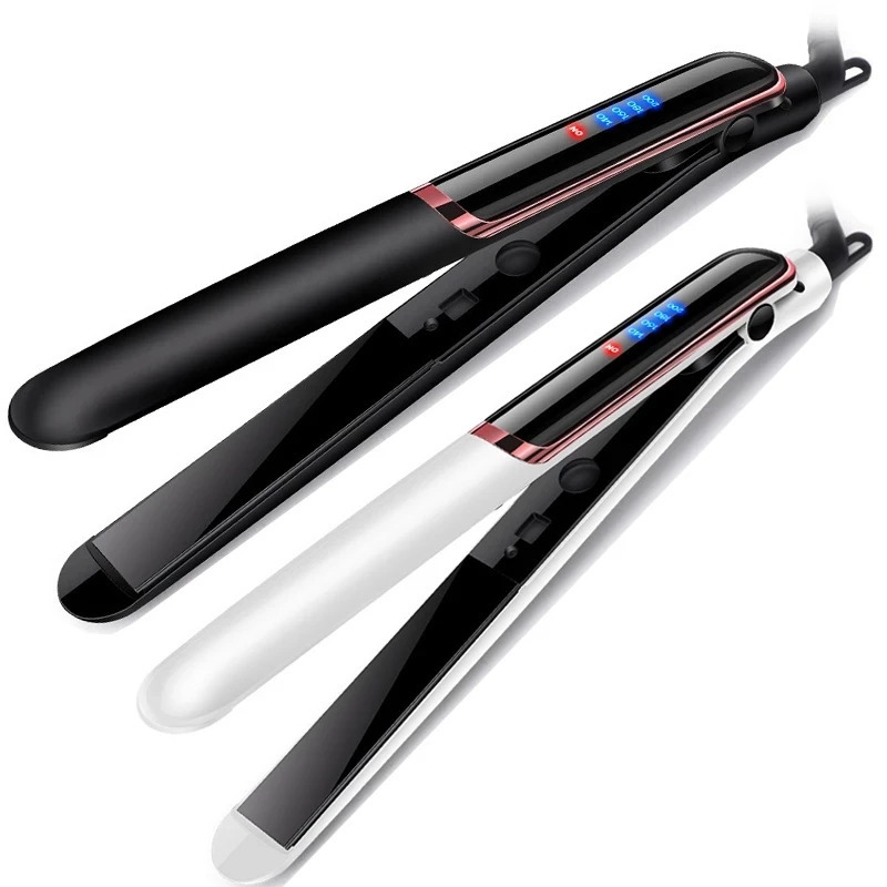 2in1 110v-220v ceramic Automatic hair straightener fast heating lengthened multifunctional hair straightener for dry wet hair 250529