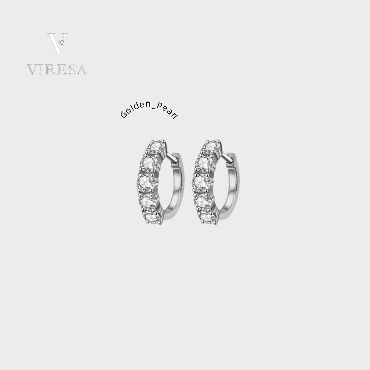 Certified 925 Sterling Silver Moissanite Earrings Lab Grown VVS D 3mm Diamond Jewelry Studs GRA Certified