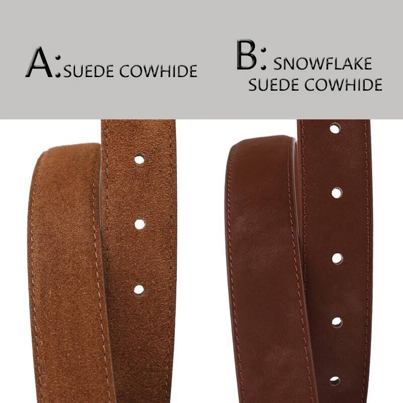 Casual Genuine Leather Belt Suede Cowhide Belts for Women Wide Elegant Dress Jeans Waistband Sier Buckle Girdle