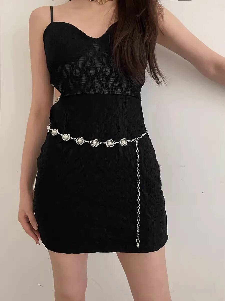 Small Fragrant Wind Waist Chain Female Decoration With Skirt New Summer Dia Belt Han Clothing JK Uniform Accessories