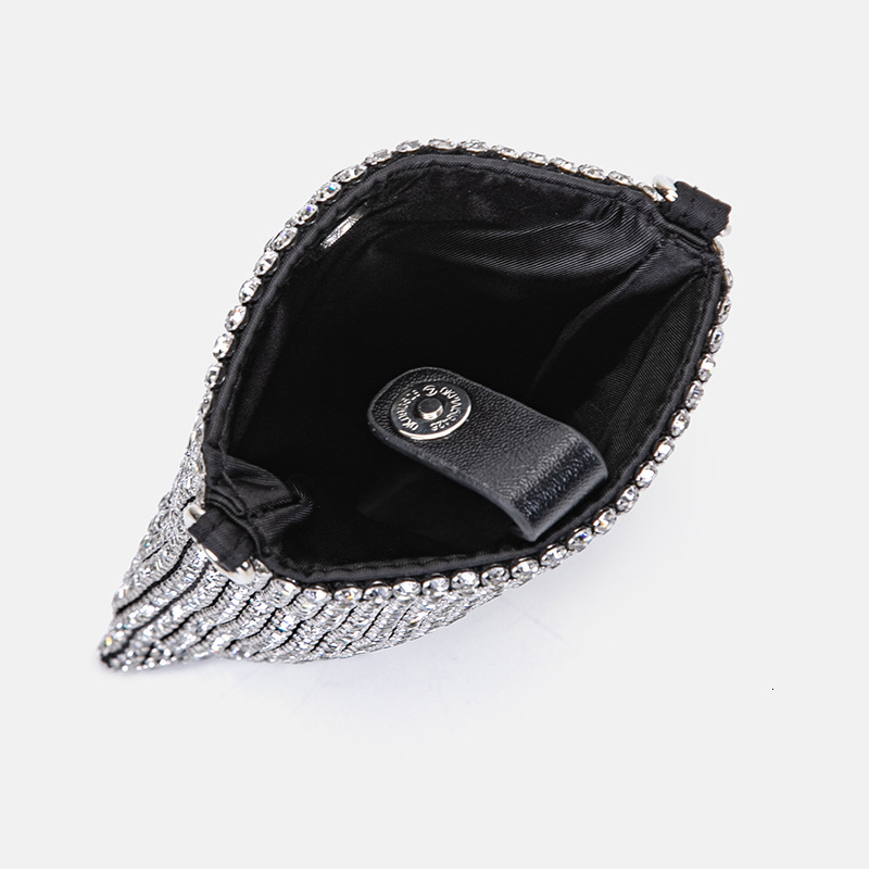 Brand Quality New Style Design Diamond-Studded Single Crossbody Bag 2024 New Trend Diamond Bag Women's Full Diamond Underarm Bag New Free Deliver
