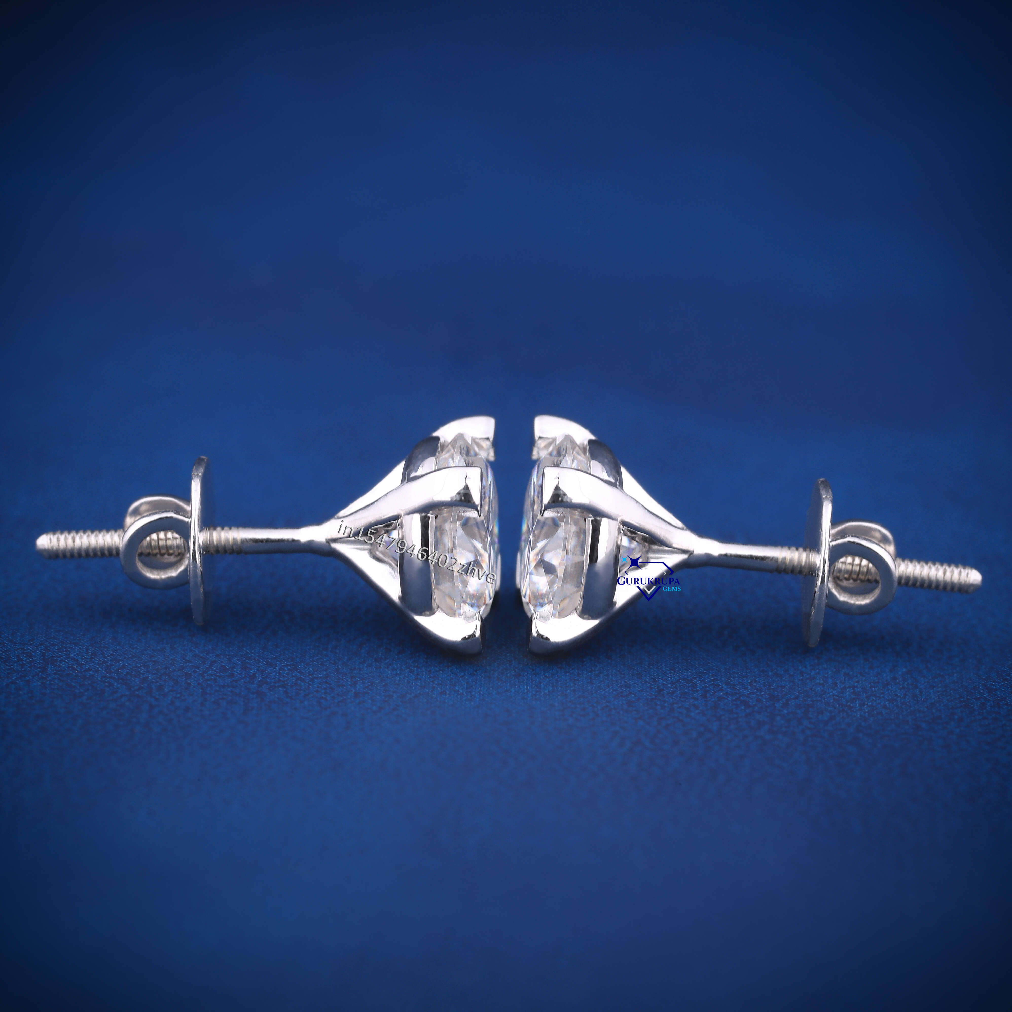 Luxury 925 Silver Moissanite Diamond Earrings Unique Westside Design Hip Hop Style Iced Out Fashion Jewelry for Women