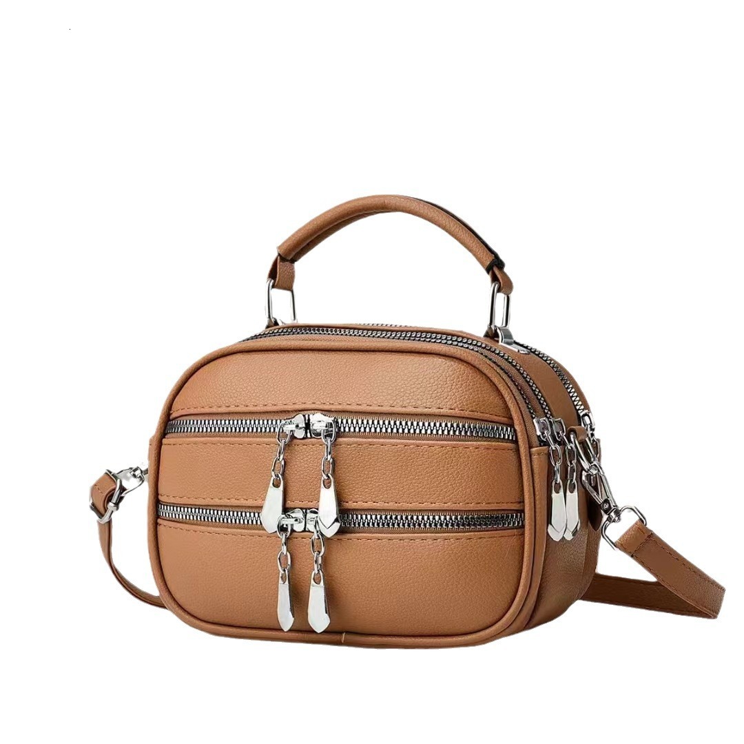 Top brand high-quality new free designer bag Korean style handbag 2025 new fashionable and stylish single shoulder sloping cross-border new free desig