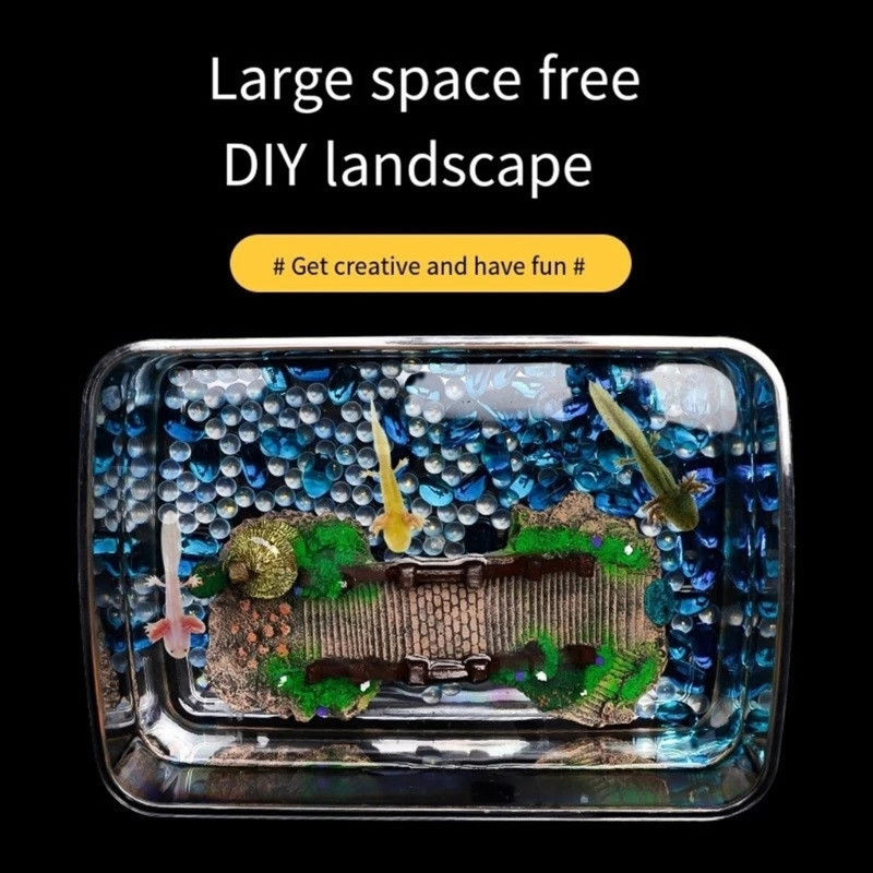 Transparent Acrylic Fish Tanks Large Capacity Aquarium For Axolotls ts Clear Acrylic Aquarium Tanks 250530