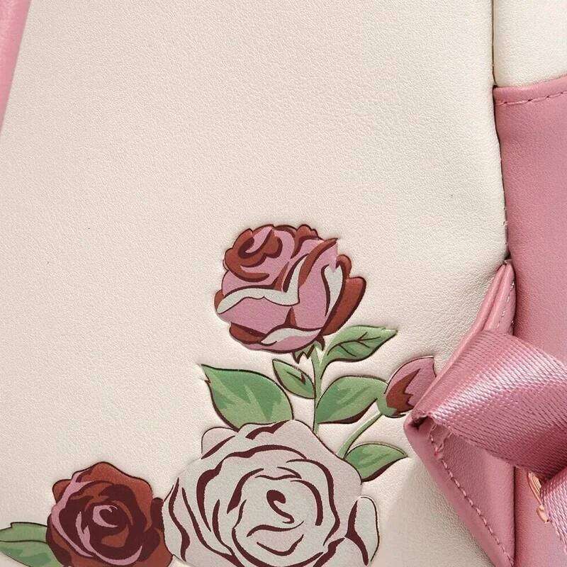 Designer Bag New Loungefly Beauty Beast Couple Rose Mini Ladies Casual And Fashionable Outdoor Backpack Gift