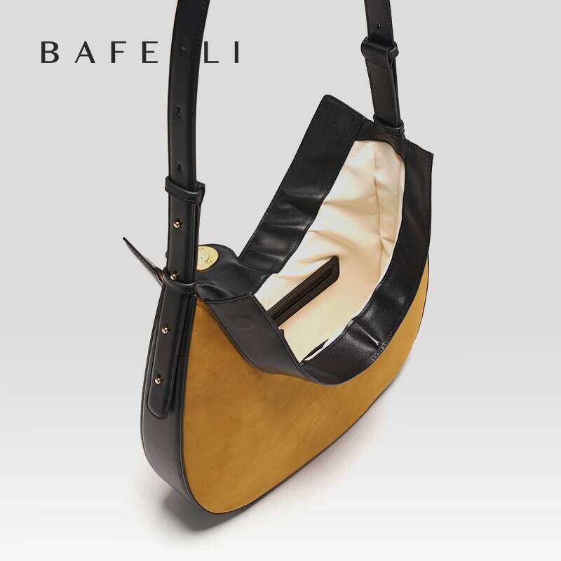 Designer Luxury BAFELLI 2025 NEW Women's HANDBAG CAT SERIES GENUINE LEATHER BRAND FASHION RETRO STYLE SHOULDER HOBOS FLAP BAGS FEMALE