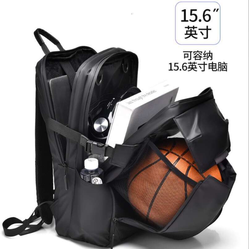 Functional Double Shoulder Bag Men's Multifunctional Waterproof Lightweight Large Capacity Laptop Helmet Backpack